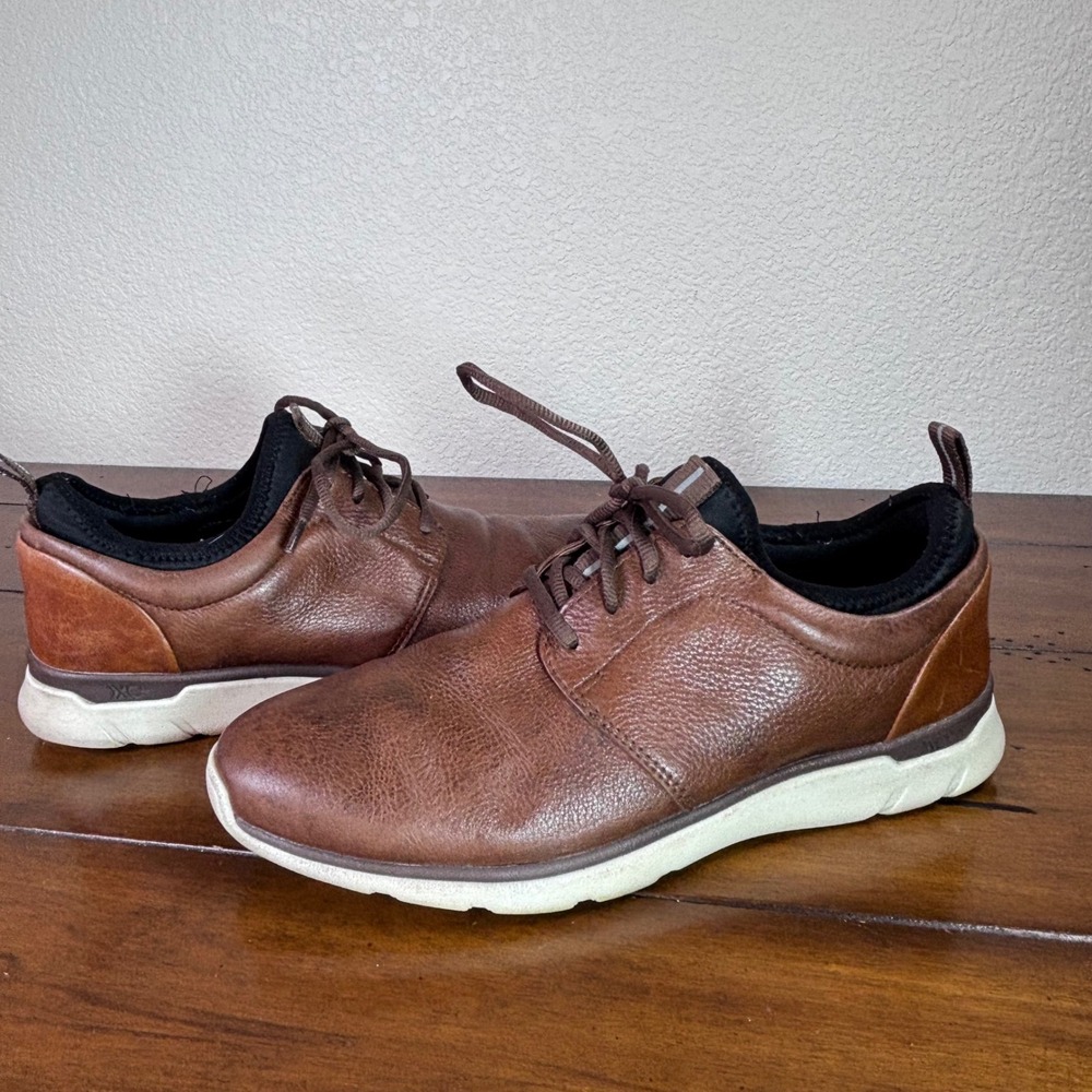 Johnston & Murphy XC4 Prentiss Mens 8M Tan Waterproof Leather Sneakers 25-2954